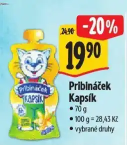 Albert Pribináček Kapsík nabídka
