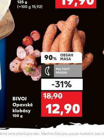 Kaufland Opavské klobásy nabídka