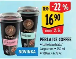 Albert Perla ice coffee nabídka