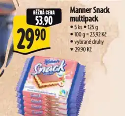 Albert Manner Snack multipack nabídka
