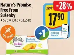Albert Nature's Promise Free From Sušenky nabídka