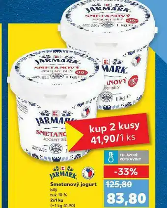 Kaufland Jarmark smetanový jogurt 10% nabídka
