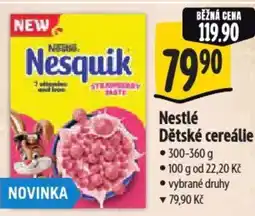 Albert Nestlé Dětské cereálie nabídka