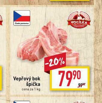 Billa Vepřový bok špička nabídka
