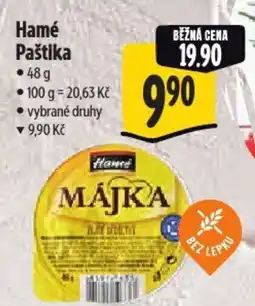 Albert Hamé Paštika nabídka