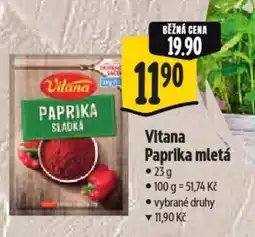 Albert Vitana Paprika mletá nabídka
