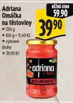 Albert Adriana Omáčka na těstoviny nabídka