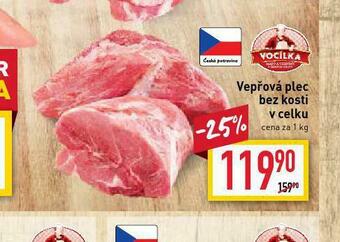 Billa Vepřová plec bez kosti nabídka