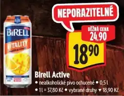 Albert Birell Active nealkoholické pivo ochucené nabídka