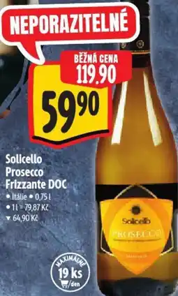 Albert Solicello Prosecco Frizzante DOC nabídka