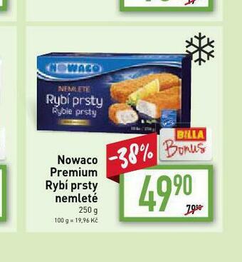 Billa Nowaco premium rybí prsty nemleté nabídka