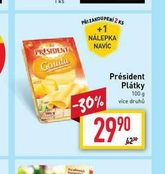Billa Président plátky nabídka