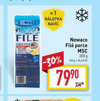 Billa Nowaco filé porce msc nabídka