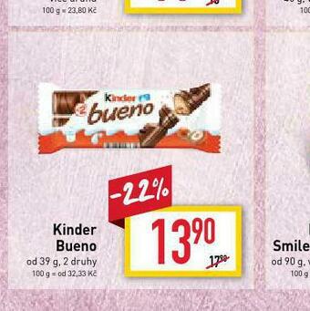 Billa Kinder bueno nabídka