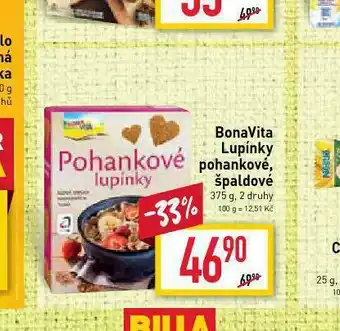 Billa Bonavita lupnky pohankové, špaldové nabídka