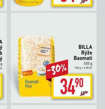 Billa Billa rýže basmati nabídka