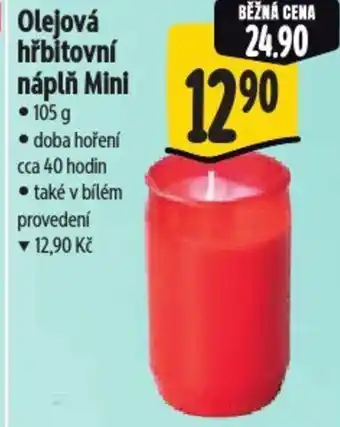 Albert Olejová hřbitovní náplň Mini nabídka