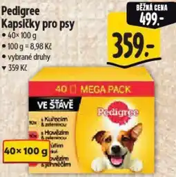 Albert Pedigree Kapsičky pro psy nabídka