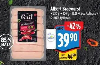 Albert Albert Bratwurst nabídka