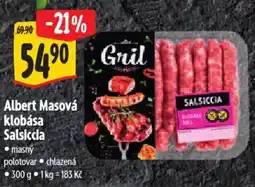 Albert Albert Masová klobása Salsiccia nabídka
