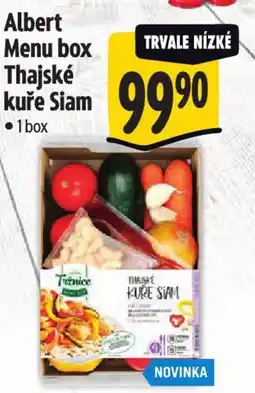 Albert Albert Menu box Thajské kuře Siam nabídka