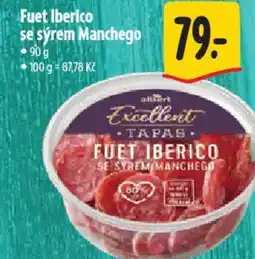 Albert Fuet Iberico se sýrem Manchego nabídka