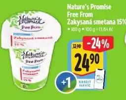 Albert Nature's Promise Free From Zakysaná smetana 15% nabídka