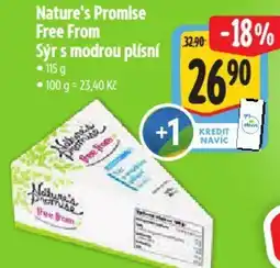 Albert Nature's Promise Free From Sýr s modrou plísní nabídka
