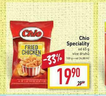 Billa Chio speciality nabídka