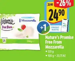 Albert Nature's Promise Free From Mozzarella nabídka