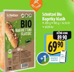 Albert Schnitzel Bio Bagetky klasik nabídka