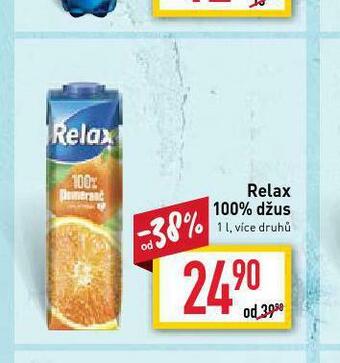 Billa Relax 100% džus nabídka