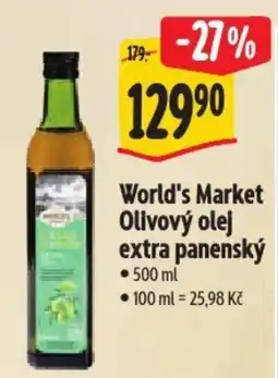 Albert World's Market Olivový olej extra panenský nabídka