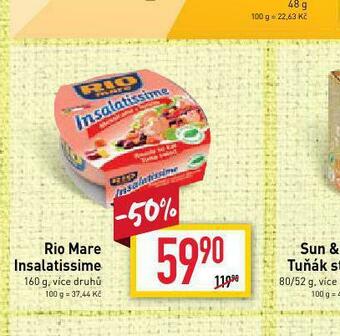 Billa Rio mare insalatissime nabídka