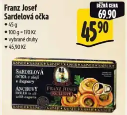 Albert Franz Josef Sardelová očka nabídka