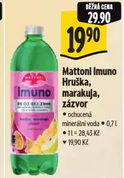 Albert Mattoni Imuno Hruška, imuno marakuja, nabídka