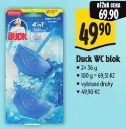 Albert Duck WC blok nabídka