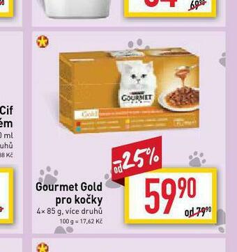 Billa Gourmet gold pro kočky nabídka