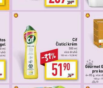 Billa Cif čistící krém nabídka