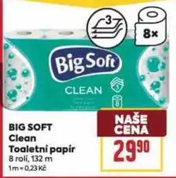 Billa BIG SOFT Clean Toaletni papír nabídka