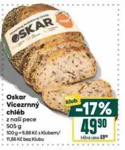 Billa Oskar Vícezrnný chléb z naší pece nabídka