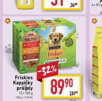 Billa Friskies kapsičky pro psy nabídka