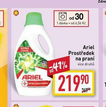 Billa Ariel prací prostředek nabídka