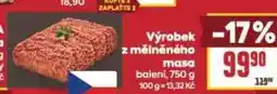 Billa Výrobek změlněného masa nabídka
