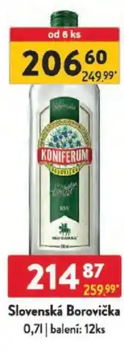 Qanto Slovenská Borovička nabídka