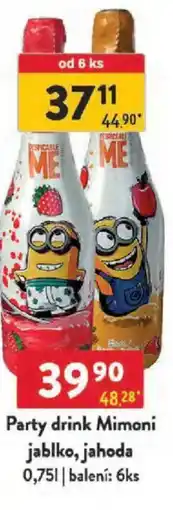 Qanto Party drink Mimoni jablko, jahoda nabídka