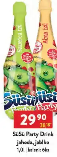 Qanto Süsü Party Drink jahoda, jablko nabídka