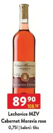 Qanto Lechovice MZV Cabernet Moravia rose nabídka