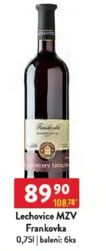 Qanto Lechovice MZV Frankovka nabídka