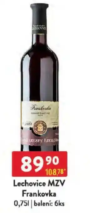 Qanto Lechovice MZV Frankovka nabídka